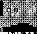 une photo d'Ã©cran de Metroid II - Return of Samus sur Nintendo Game Boy